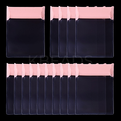 15Pcs Rectangle EVA Resealable Packaging Bags ABAG-TA0001-28B-1