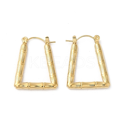 Rack Plating 304 Stainless Hoop Earrings for Women EJEW-Z026-35G-1
