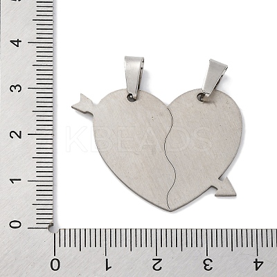 201 Stainless Steel Pendants STAS-Q342-46P-1