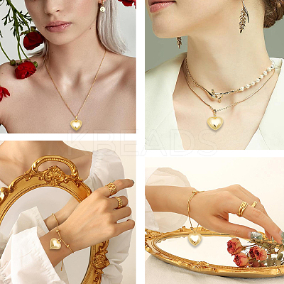 10Pcs 5 Styles Brass Pendants KK-BBC0022-65-1