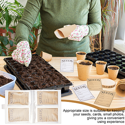 DIY Pocket Seed Storage Organizer Binder Making Kit AJEW-BC0006-63-1