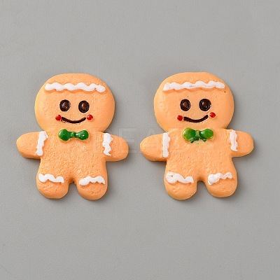 Opaque Resin Cabochons RESI-WH0026-140A-1