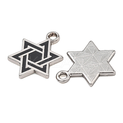 Alloy Enamel Pendants ENAM-G235-09P-01-1