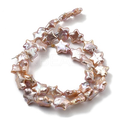 Natural Baroque Keshi Pearl Beads Strands PEAR-P064-04B-01B-1
