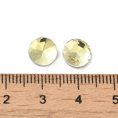 Glass Rhinestone Cabochons RGLA-P037-10B-D337-1