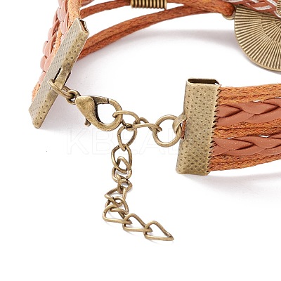 Rainbow Pride Bracelet BJEW-F426-01C-1