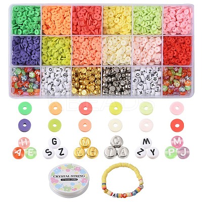 DIY Heishi Bracelet Making Kit DIY-YW0006-76-1