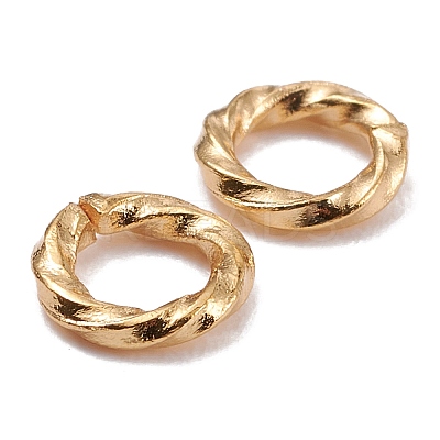 Brass Open Jump Rings X-KK-F824-110A-G-1