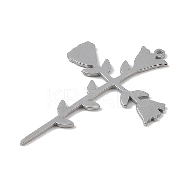 Non-Tarnish 304 Stainless Steel Pendants STAS-B062-11P-1