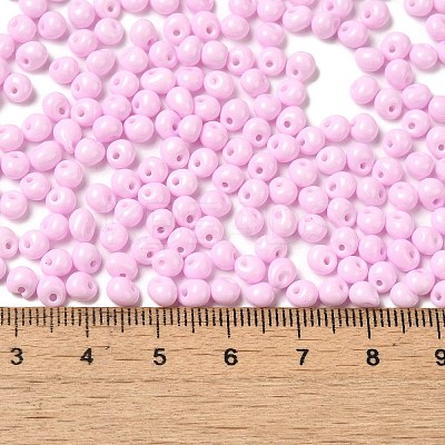 6/0 Opaque Baking Paint Glass Seed Beads SEED-M012-02A-32-1