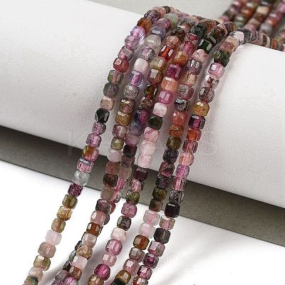 Natural Multicolor Tourmaline Beads Strands G-H042-B28-01-1