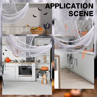 1Pc Halloween Decorative Gauze DIY-GF0011-75A-1