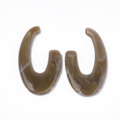 Acrylic Beads OACR-T008-04G-1
