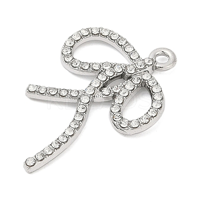Alloy Rhinestone Pendants PALLOY-R151-51P-01-1