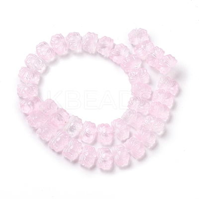 Transparent Glass Beads Strands GLAA-F114-01C-1