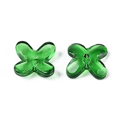 Transparent Glass Bead Caps GLAA-N060-01-1