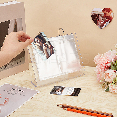 4 Inch Calendar-Style Tabletop Acrylic Photo Album ODIS-WH0002-54A-1