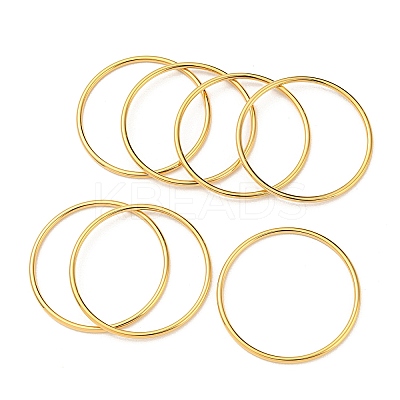 7Pcs Ion Plating(IP) 304 Stainless Steel Polishing Plain Bangles Kit BJEW-G695-01G-1