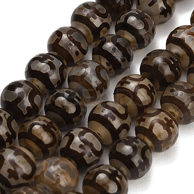 Tibetan Style dZi Beads Strands GG-CBA4812-B06-10MM-1