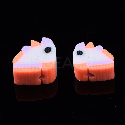 Handmade Polymer Clay Beads CLAY-N008-021E-1