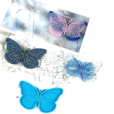 Butterfly Shaped Ornament Silicone Molds DIY-L067-K01-1
