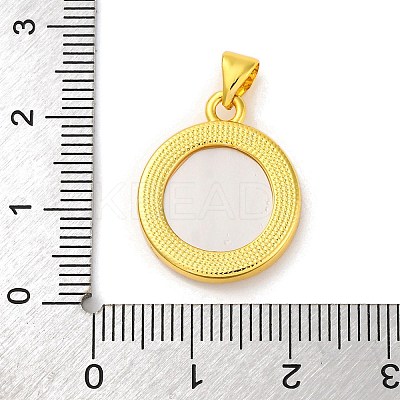 Natural Yellow Shell Carved Sunflower Pendants KK-D537-03G-01-1