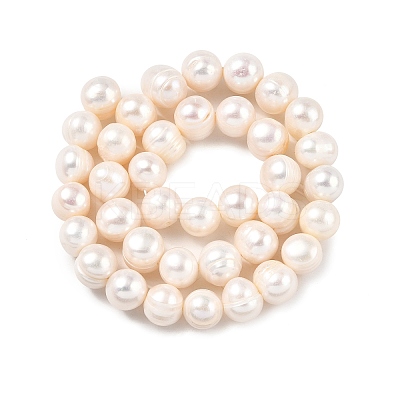 Natural Cultured Freshwater Pearl Beads Strands PEAR-I007-07U-02-1