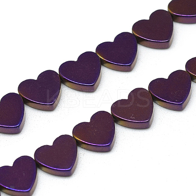 Electroplate Non-magnetic Synthetic Hematite Beads Strands G-T057-13-1