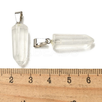 Watermelon Stone Glass Pendants G-Z067-07P-14-1