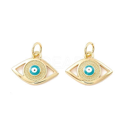 Rack Plating Brass Enamel Pendants LS-KK-D073-28G-04-1
