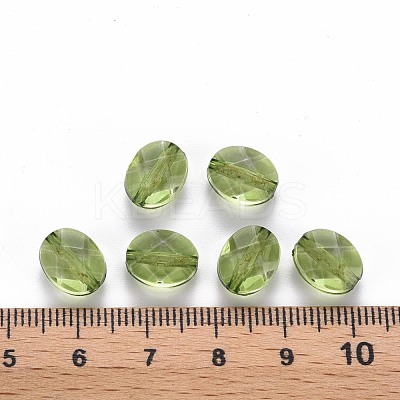 Transparent Acrylic Beads TACR-S154-18A-83-1