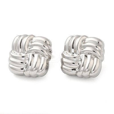 Non-Tarnish 304 Stainless Steel Stud Earrings EJEW-G364-22P-1