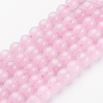 Natural Rose Quartz Beads Strands LS-GSR034-1