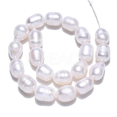 Natural Cultured Freshwater Pearl Beads Strands PEAR-N012-07J-1