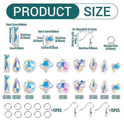 DIY Earring Making Kits DIY-TA0012-68-1