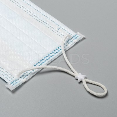 Star PVC Plastic Cord Lock for Mouth Cover X-KY-D013-01A-1