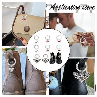 Gothic Alloy Shoes Charms HJEW-GO00068-1