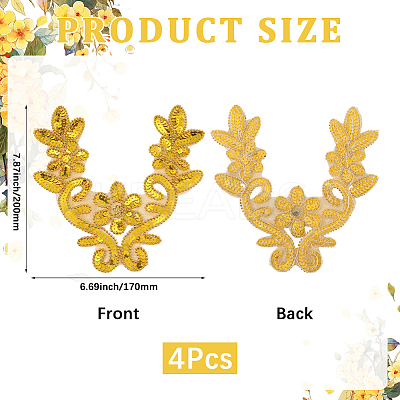 Polyester Embroidery Ornament Accessories PATC-WH20015-03A-1