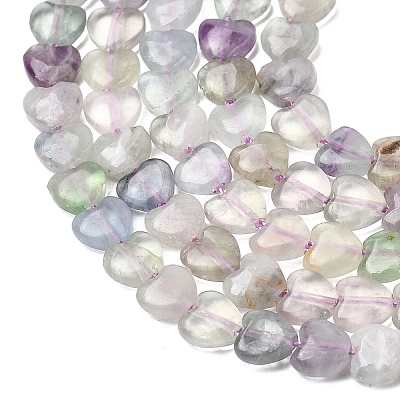 Natural Colorful Fluorite Beads Strands G-P575-C20-6mm-1