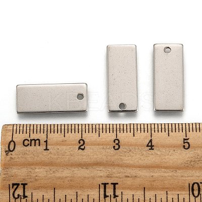 Tarnish Resistant 304 Stainless Steel Stamping Blank Tag Pendants LS-STAS-S028-05-1