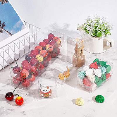 Foldable Transparent PVC Box LS-CON-WH0074-71-1