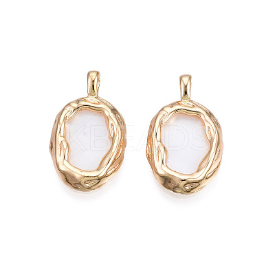 Opaque Resin Pendants KK-N232-315-1