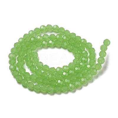 Imitation Jade Glass Beads Stands EGLA-A035-J6mm-D01-1