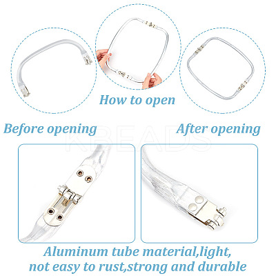 3Pcs 3 Style Aluminum Tube Handles Replacements ALUM-PH0001-09-1