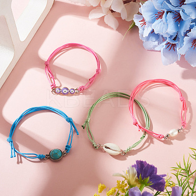 20Pcs Waxed Polyester Cord Bracelet Making AJEW-TAC00088-1