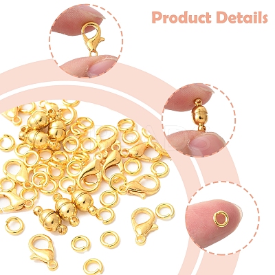 DIY Jewelry Making Findings Kits DIY-FS0008-51G-1