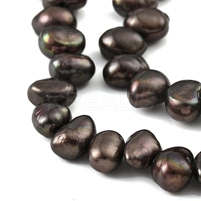 Dyed Natural Cultured Freshwater Pearl Beads Strands PEAR-A006-19B-X-1
