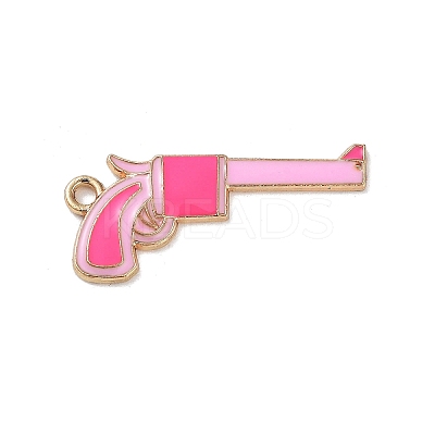 West Cowboy Theme Golden Plated Alloy Enamel Pendants FIND-B036-02A-1