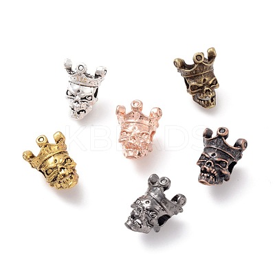 Tibetan Style Alloy Beads PALLOY-F257-04-1