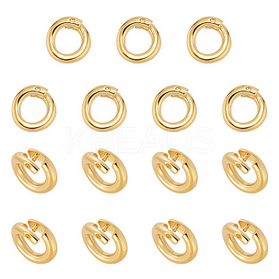 15Pcs 925 Sterling Silver Locking Jump Ring STER-GA0001-19-1